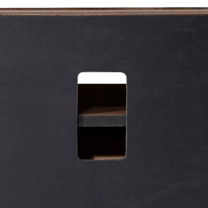 Criterion Denham Entertainment Unit, TV Cabinet 2000mm Semi-Assembled, Solid Rubber Wood Legs Light Walnut Wood Veneer