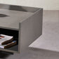 Criterion Bremer Coffee Table 1200mm Semi-Assembled, KSK Grey Wood Veneer