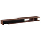 Criterion Conventry Extendable TV Unit, Entertainment Cabinet, 239cm Low Line Dark Oak Blank Background Image