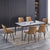 Criterion Cruz Dining Table 1500mm Brown Grey Sintered Stone