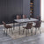 Criterion Cruz Dining Table 1500mm Light Grey Sintered Stone