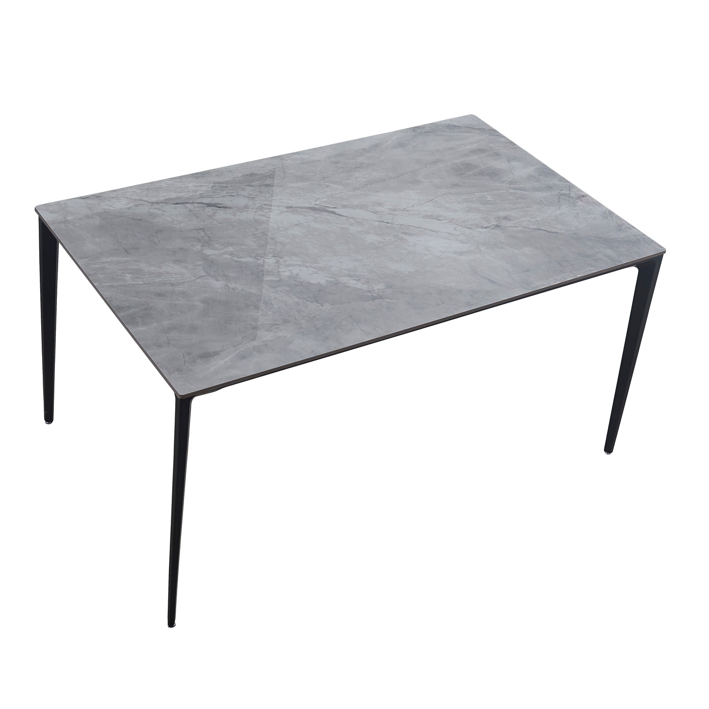Criterion Cruz Dining Table 1500mm Light Grey Sintered Stone