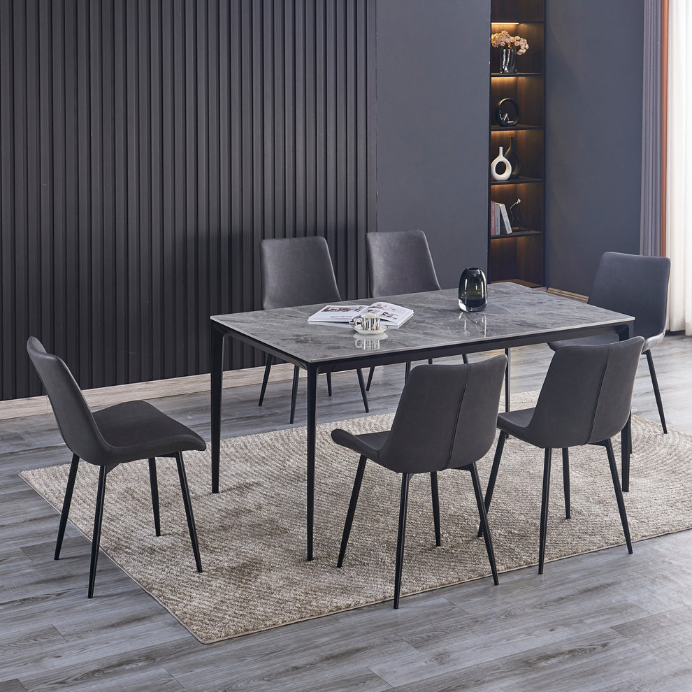Criterion Cruz Dining Table 1500mm Mid Grey Sintered Stone – Criterion ...