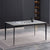 Criterion Cruz Dining Table 1500mm White Grey Sintered Stone