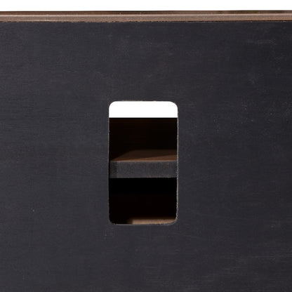 Criterion Denham Entertainment Unit, TV Cabinet 1800mm Semi-Assembled, Solid Rubber Wood Legs Light Walnut Wood Veneer