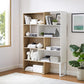 Criterion Accord Bookcase 1800mm Oak White