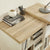 Criterion Aspire Desk Adjustable Return 1500mm Oak White