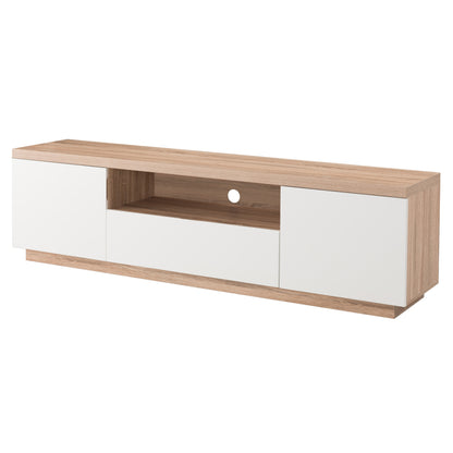 Criterion Brunswick Entertainment Center, TV Cabinet, Entertainment Unit 1800mm Oak