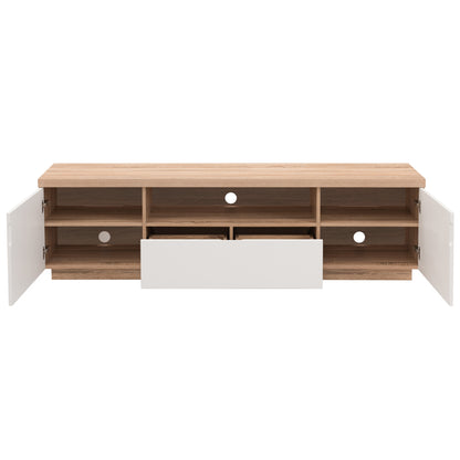 Criterion Brunswick Entertainment Center, TV Cabinet, Entertainment Unit 1800mm Oak