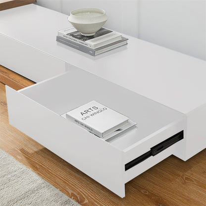 Criterion Concertina Expandable Entertainment Unit, TV Unit, TV Cabinet 2270mm Oak White