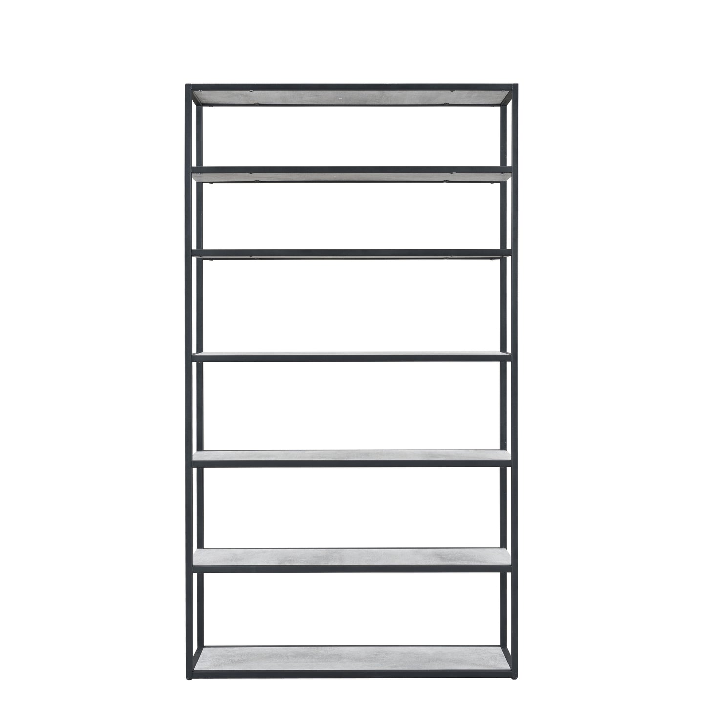 Criterion Chryzler Bookcase 1000mm Metal Frame Cement Look