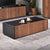 Criterion Coogee Coffee Table 1200mm Assembled Ash and Walnut Wood Veneer