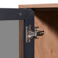 Criterion Denham Buffet, Side Board 1600mm Semi-Assembled, Solid Rubber Wood Legs Light Walnut Wood Veneer