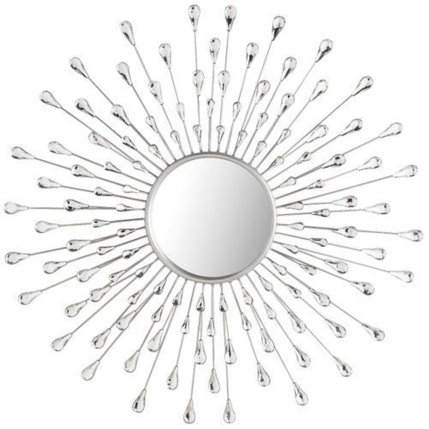 Criterion Halley Mirror 810mm Star Burst Silver