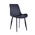 Criterion Mendy Dining Chair 840mm PU Seat, Carbon Steel Frame Black