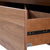 Criterion Onslow Entertainment Unit, TV Cabinet 2000mm Semi-Assembled, Powder Coated Steel Legs Natural Walnut
