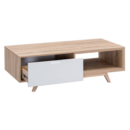 Criterion Tuscany Coffee Table 1200mm Oak White