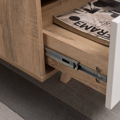 Criterion Tuscany Coffee Table 1200mm Oak White