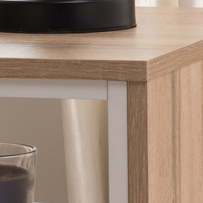 Criterion Tuscany End Table 450mm Oak White