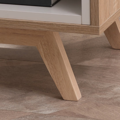 Criterion Tuscany End Table 450mm Oak White
