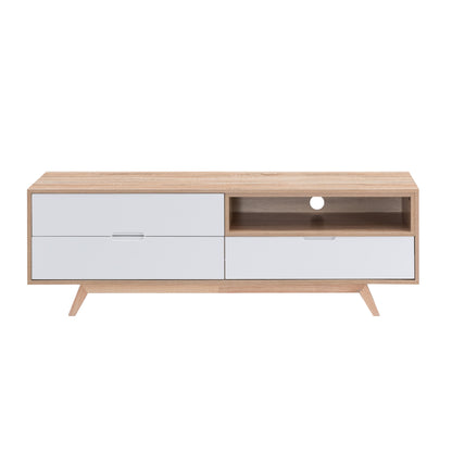 Criterion Tuscany Entertainment Unit 1500mm Oak White