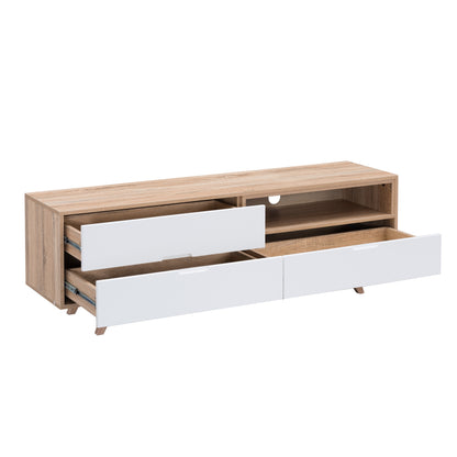 Criterion Tuscany Entertainment Unit 1500mm Oak White