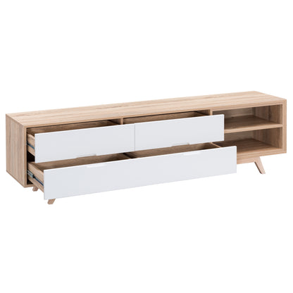 Criterion Tuscany Entertainment Unit 1800mm Oak White