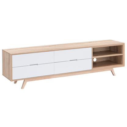 Criterion Tuscany Entertainment Unit 1800mm Oak White
