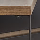 Criterion Vibe Desk Adjustable Return/Desk 1500mm Dark Oak Black