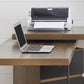 Criterion Vibe Desk Adjustable Return/Desk 1500mm Dark Oak Black