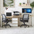 Criterion Vibe Desk Adjustable Return/Desk 1500mm Oak White