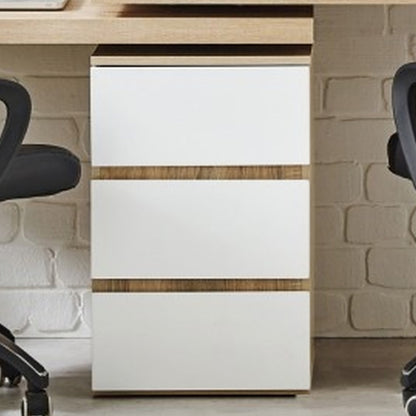 Criterion Vibe Desk Adjustable Return/Desk 1500mm Oak White