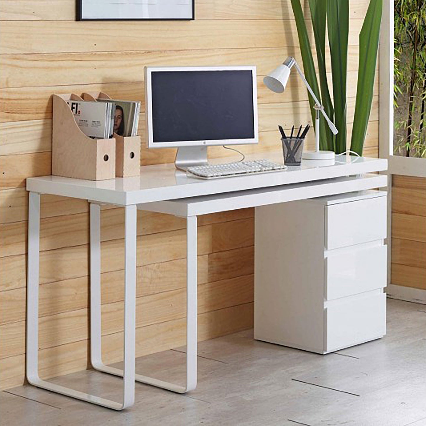 Criterion Vibe Desk Adjustable Return/Desk 1500mm White