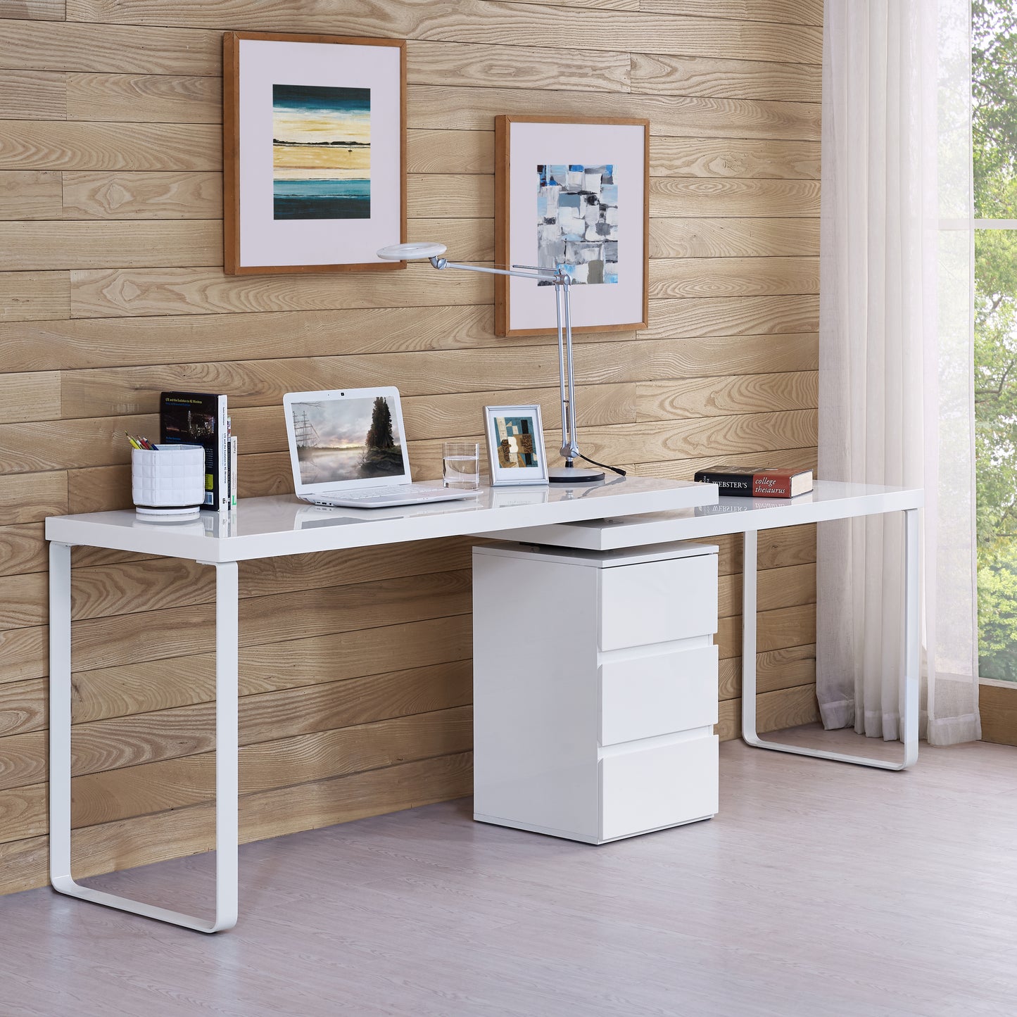 Criterion Vibe Desk Adjustable Return/Desk 1500mm White