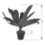 Criterion Artificial Broad Leaf Plant 430mm