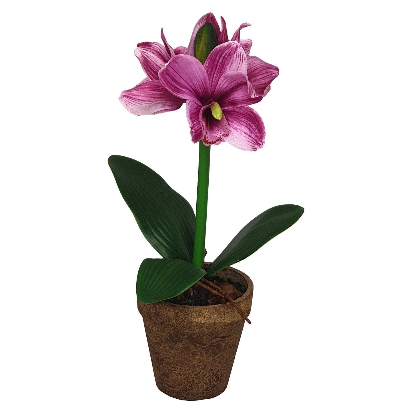 Criterion Artificial Potted Pearl Pink Flower 400mm