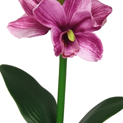 Criterion Artificial Potted Pearl Pink Flower 400mm