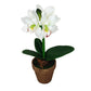 Criterion Artificial Potted White Flower 400mm