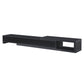 Criterion Durham Extendable TV Unit, Entertainment Cabinet, 190cm Low Line Black Oak