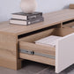 Criterion Durham Extendable TV Unit, Entertainment Cabinet, 190cm Low Line Oak Lifestyle Image Detail