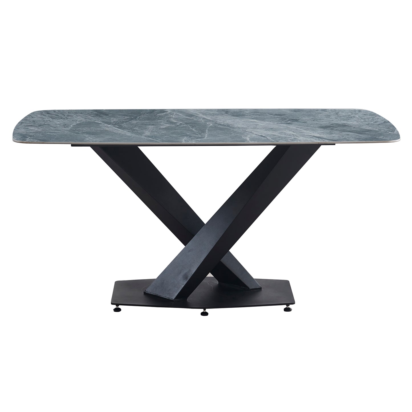 Criterion Element Dining Table 1600mm Mid Grey Sintered Stone