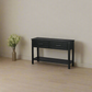 Criterion Kennedy Console Table 1200mm Semi-Assembled Stained Oak Veneer