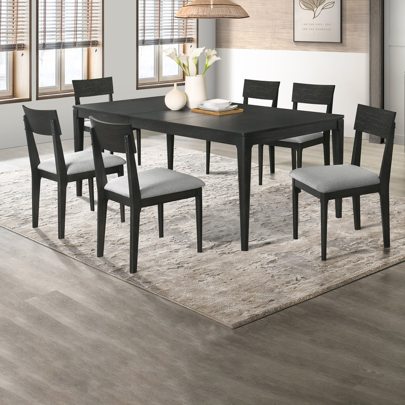 Criterion Kennedy Extendable Dining Table 1600-2050mm Stained Oak Vene ...