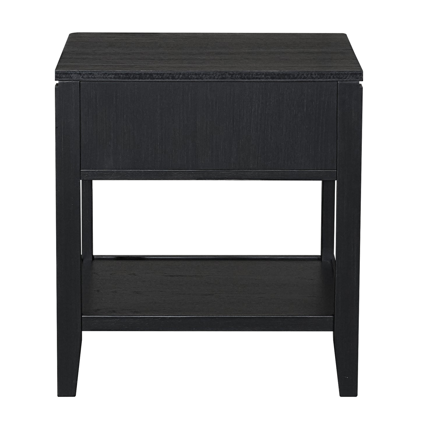 Criterion Kennedy End Table 550mm Semi-Assembled Stained Oak Veneer