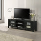 Criterion Kennedy Entertainment Unit 1800mm Semi Assembled Stained Oak Veneer