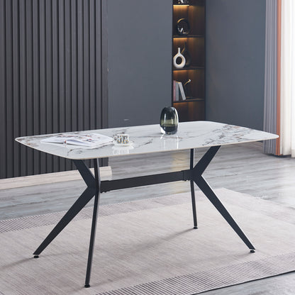 Criterion Phoenix Dining Table 1600mm Brown Grey Sintered Stone