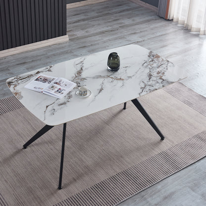 Criterion Phoenix Dining Table 1600mm Brown Grey Sintered Stone