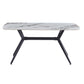 Criterion Phoenix Dining Table 1600mm Brown Grey Sintered Stone