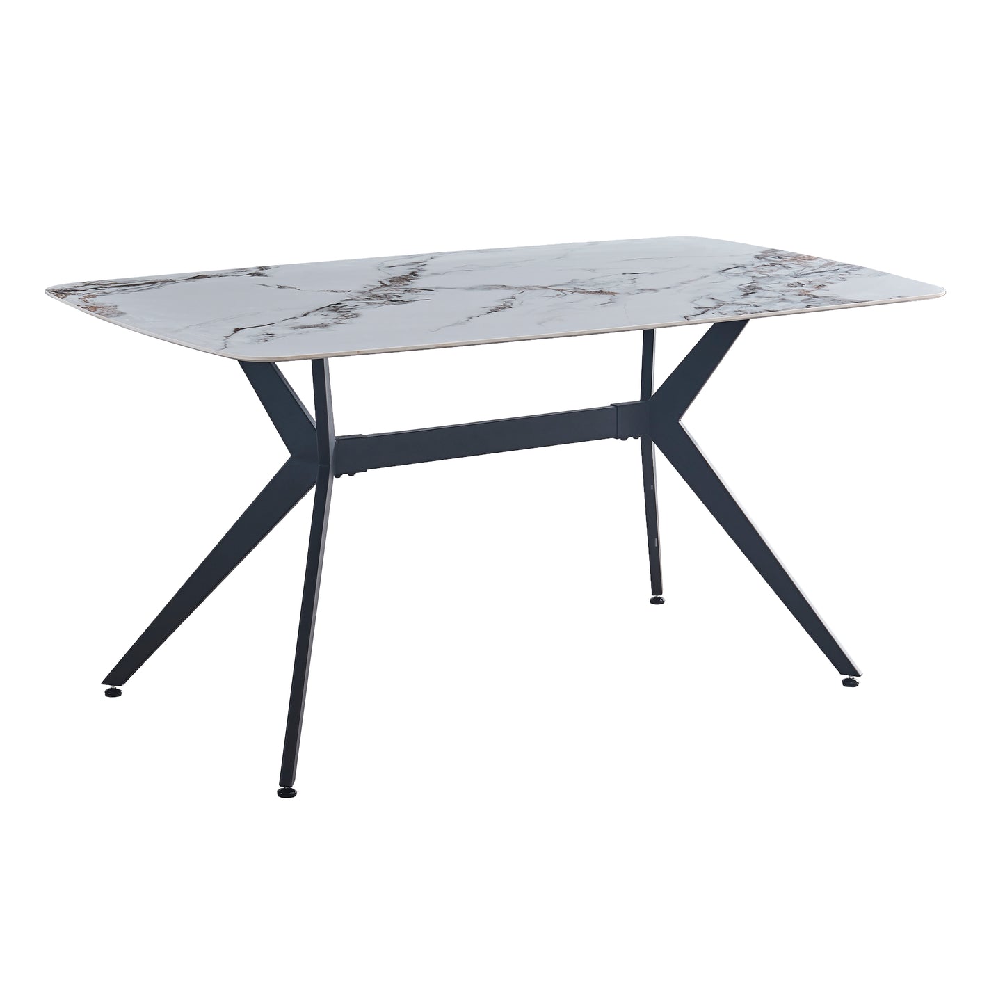 Criterion Phoenix Dining Table 1600mm Brown Grey Sintered Stone