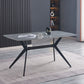 Criterion Phoenix Dining Table 1600mm Light Grey Sintered Stone